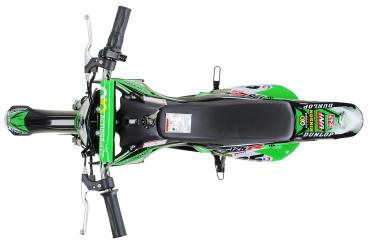 Kinder Mini Elektro Crossbike "Gepard" 500 Watt verstärkte Gabel 36Volt Grün - Elektro Auto Elektroauto Kinderauto